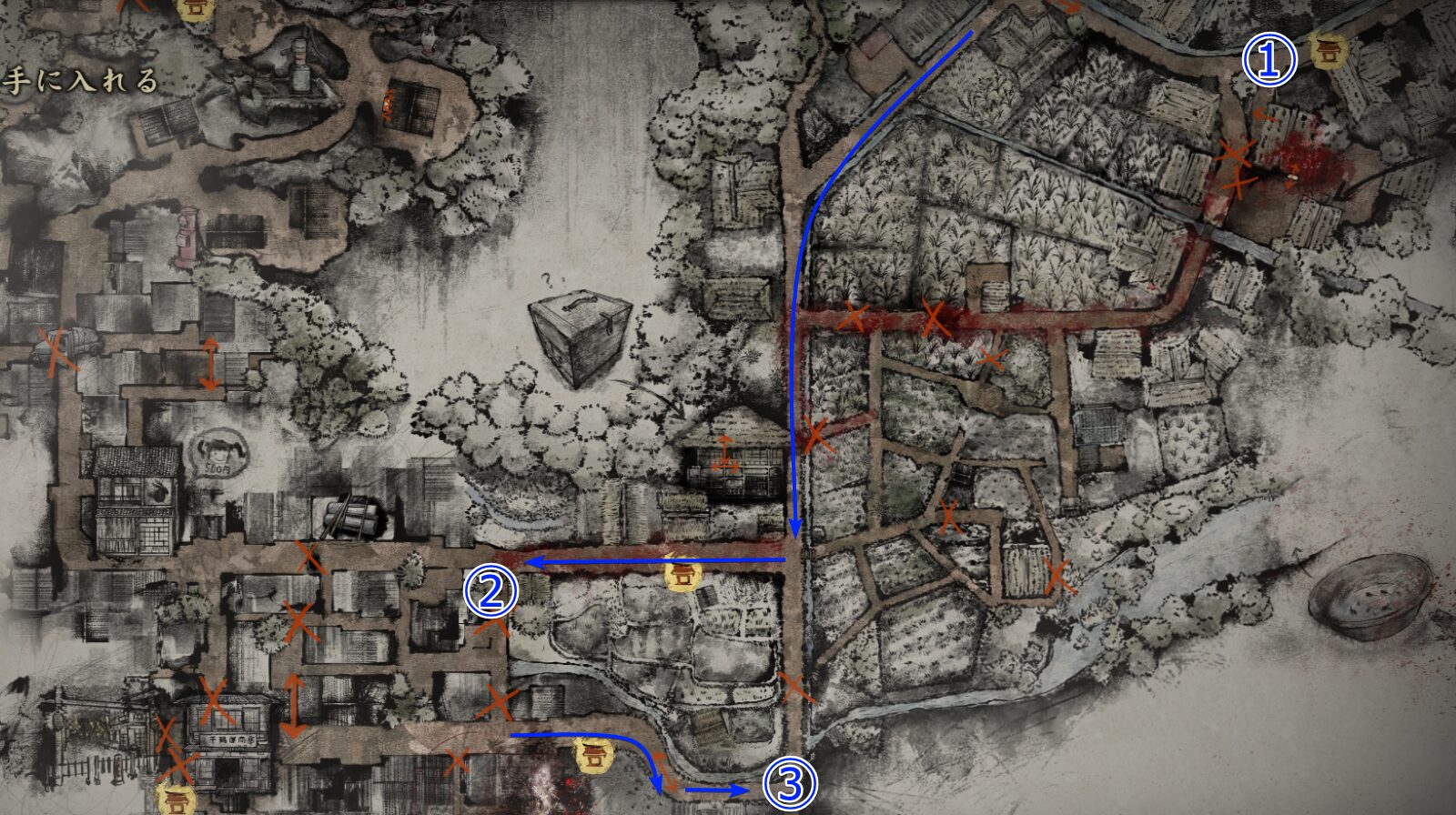 Ebisugaoka Walkthrough Map 1