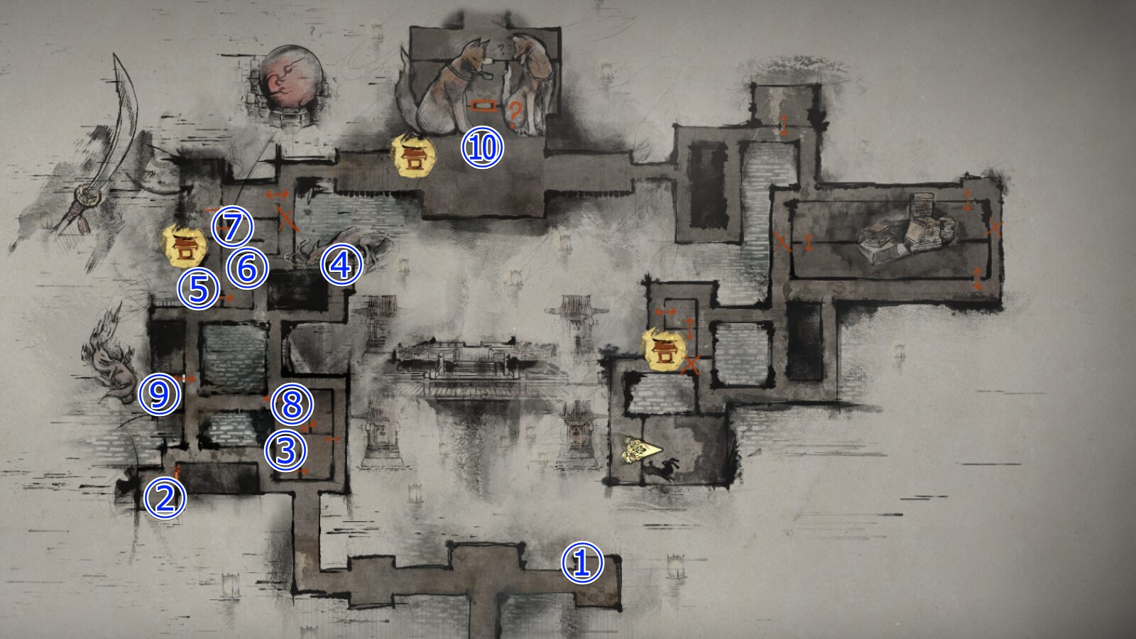 Corridors – West Area Walkthrough