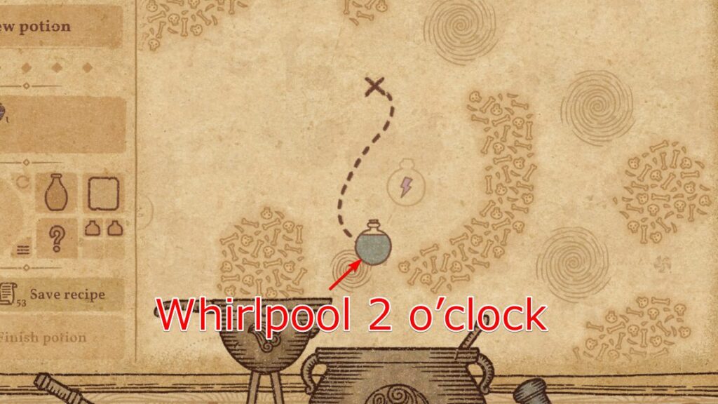 Whirlpool 2 o’clock position