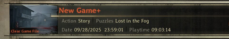 New Game+ and Changes